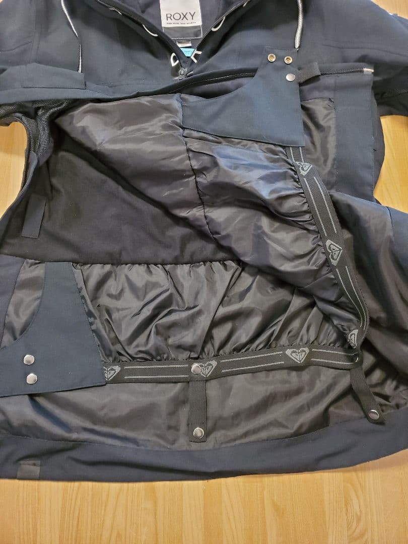 ROXY スノーボードウェア　 レディース　上下セット　ブラック/パープル