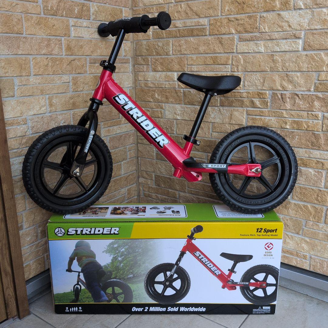 【プロテクター3点セット付】STRIDER ストライダー 12 Sport 赤