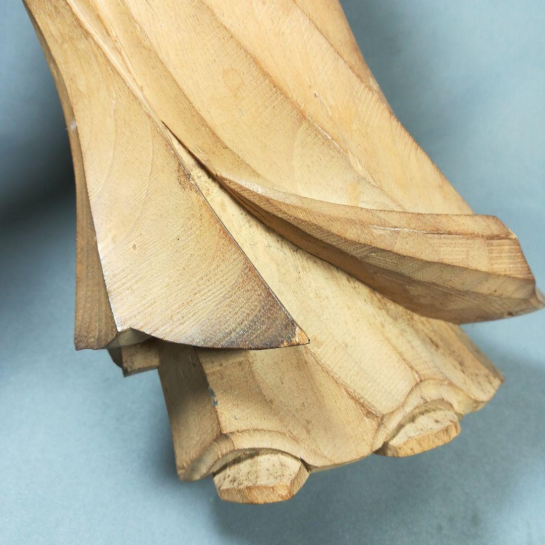 在銘あり　木彫　彫刻　観音像　置物　仏像