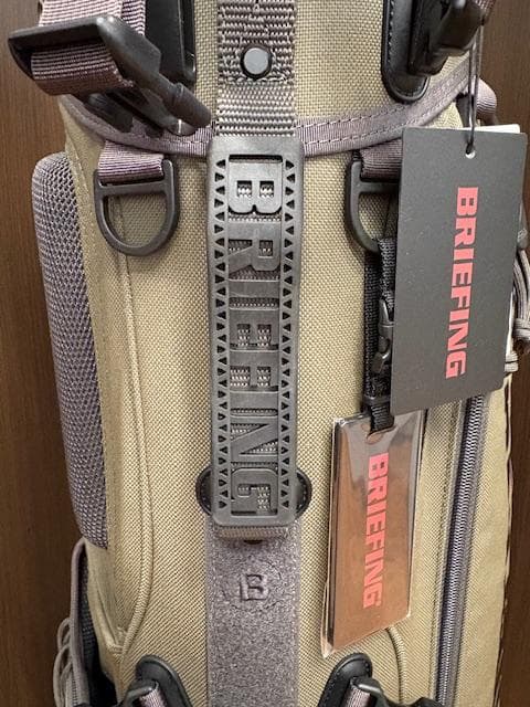 新品 ブリーフィング BRG231D07 CR-4 キャディバッグ カーキ