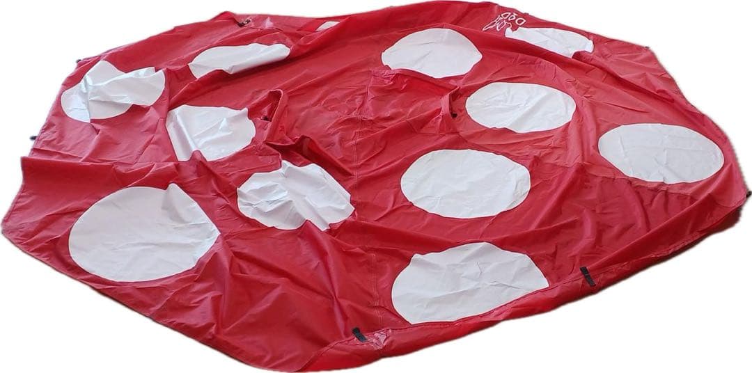 美品　DOD キノコテント　キノコフライ　レッド　T4-610-RD