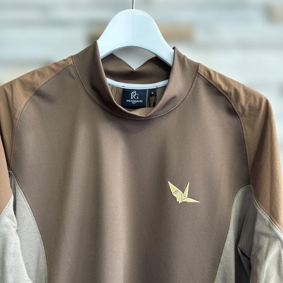 ウノピューウノウグァーレトレ　モックネックシャツ　サイズL