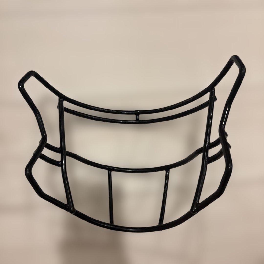 m*i様 アメリカンフットボール ブラックフェイスマスク