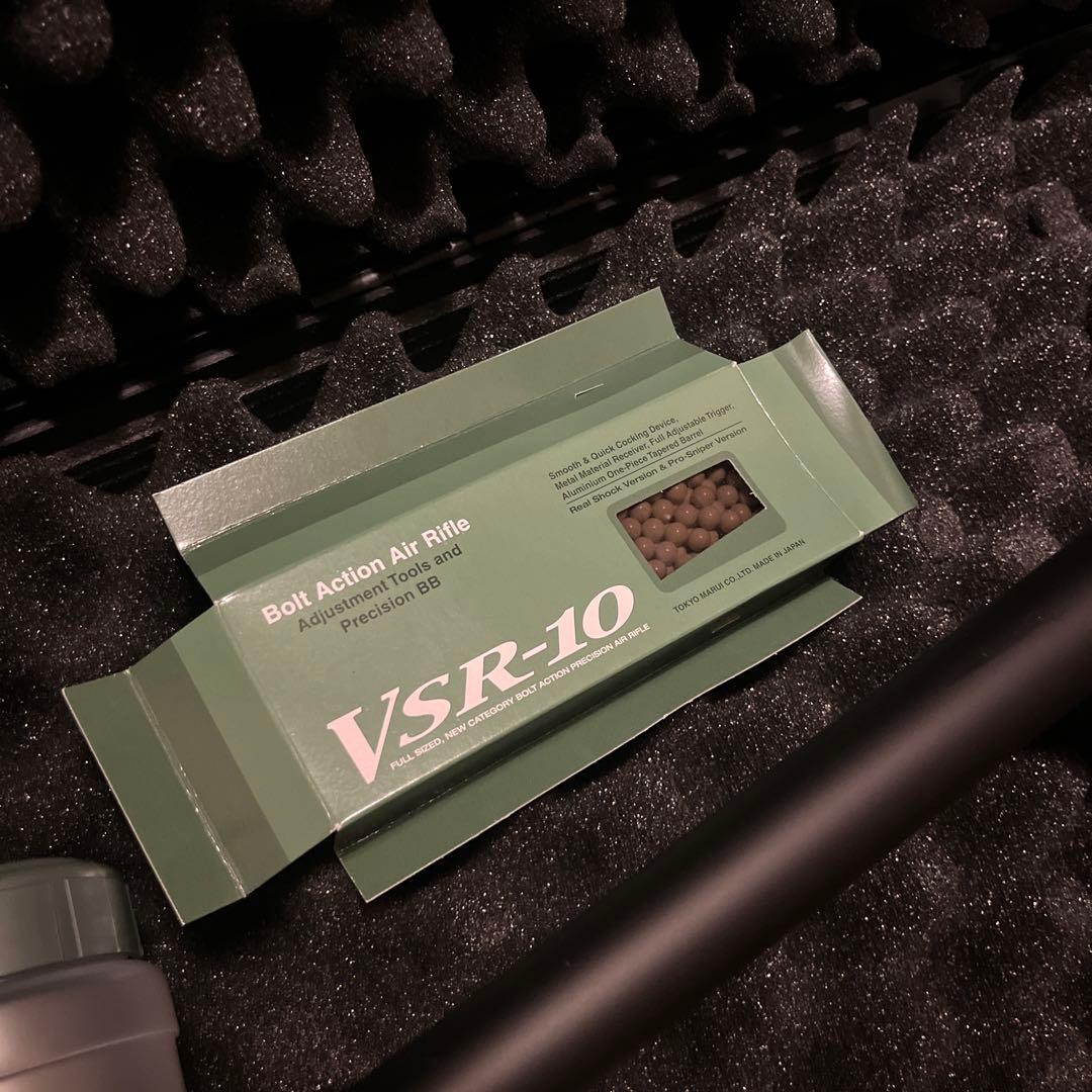 東京マルイ　VSR-10 スコープ、ライフルケース、BB弾付き！
