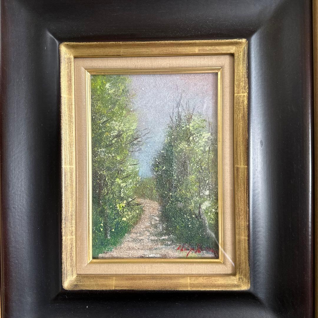 油絵　SM 新品未使用　高級額縁付取り付け金具あり