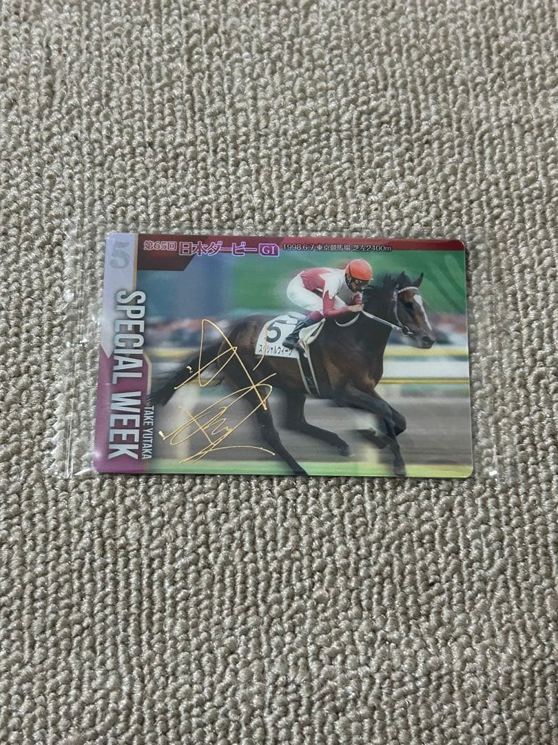 サラブレッドホースコレクション　武豊　箱押しサイン入りディープインパクト＋