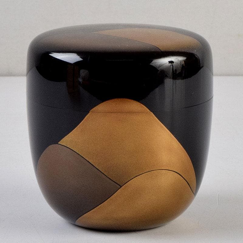 Soho 茶道具　竹内幸斎作　遠山蒔絵　大棗　共箱　V　9138