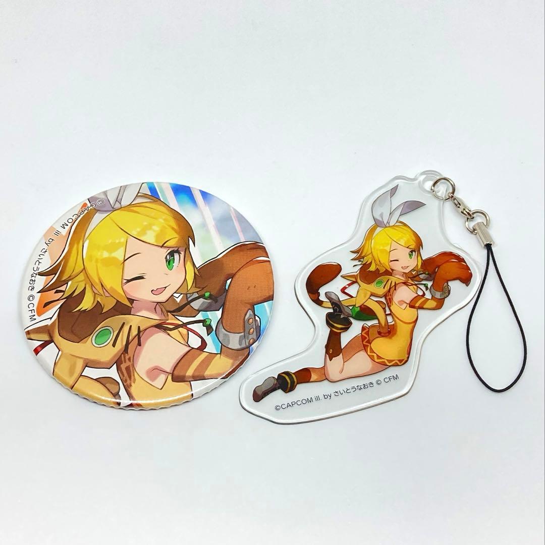 初音ミク モンハン さいとうなおき 鏡音リン 缶バッジ キーホルダー
