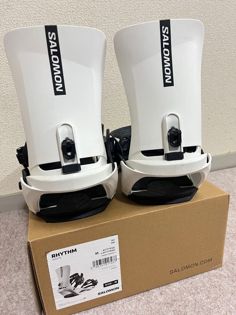 SALOMON RHYTHM ビンディング M ホワイト/ブラック