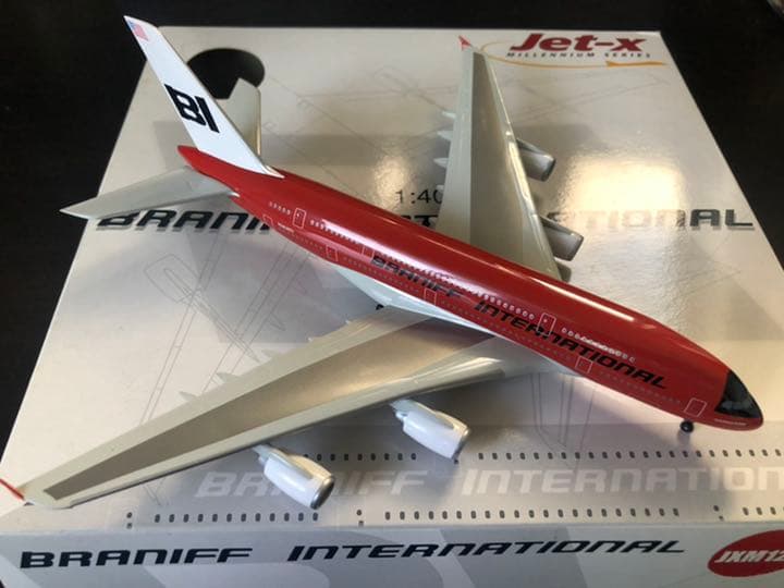 航空機・ヘリコプター Jet-X 1/400 JXM127 A380QC BRANIFF