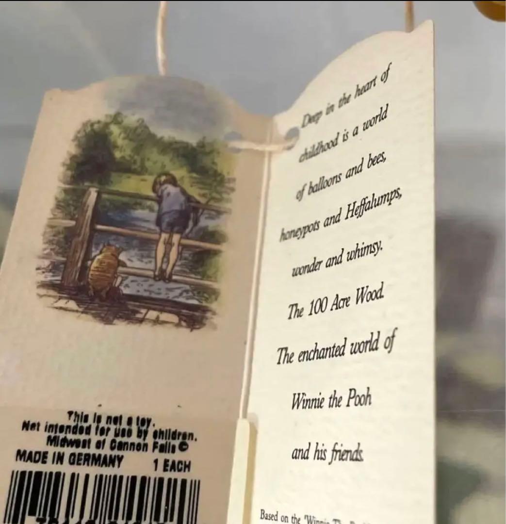 クラッシックプーさん　オーナメント　3個セットスタンド付き