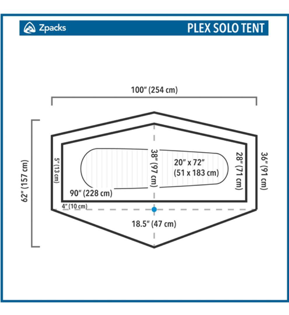 zpacks plex solo tent ＆Tent Pole