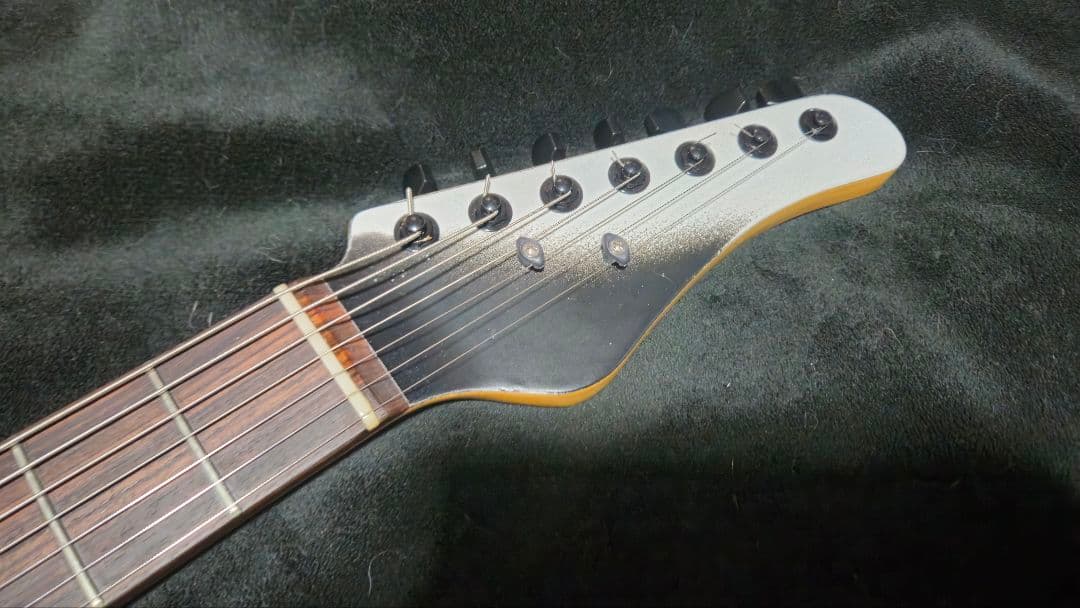 Shecter AR-7 リフィニッシュ　ラッカー塗装　7弦ギター