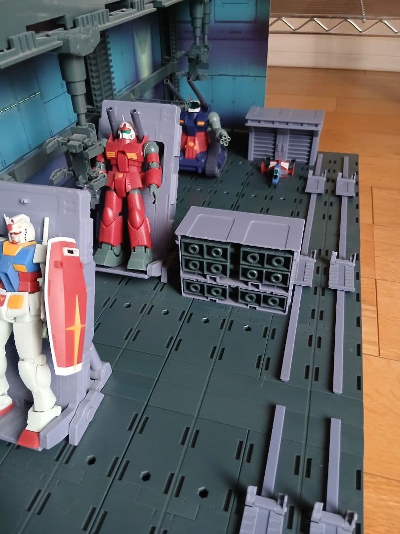 ロボット魂　ガンダム　ジオラマ