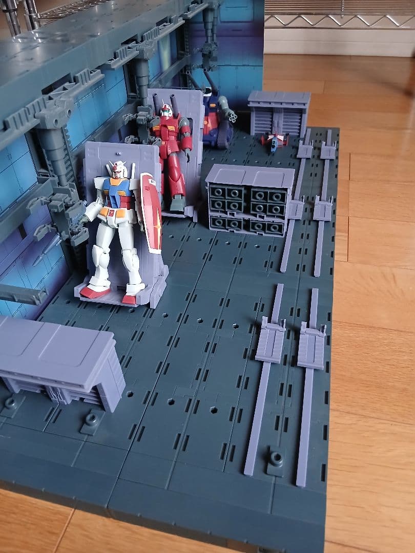 ロボット魂　ガンダム　ジオラマ