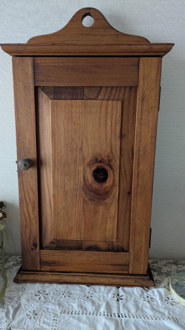 ビンテージ　シェルフキャビネット　スパイス棚　壁掛けアメリカビンテージ