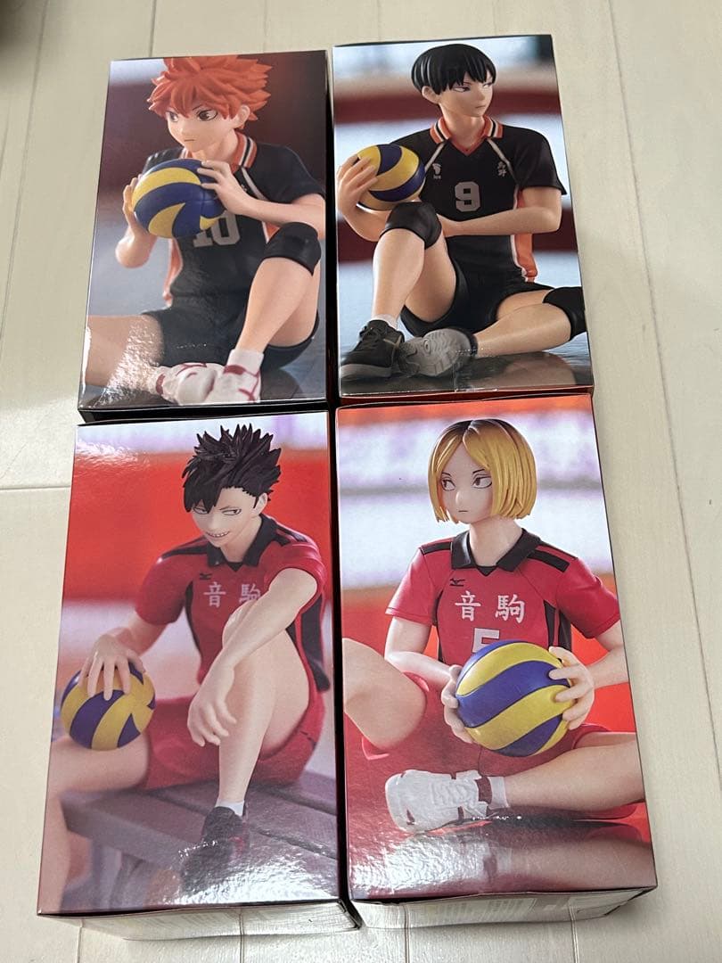 【新品未開封】ハイキュー　ぬーどるストッパー　4体セット