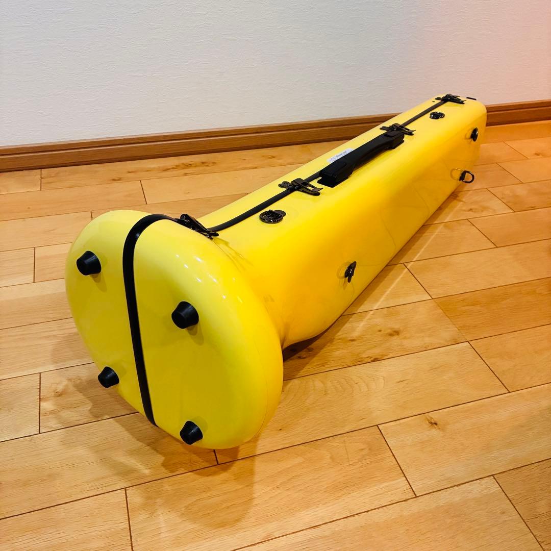 CCシャイニー トロンボーン ハードケース イエロー J.W.Eastman