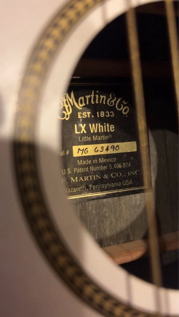 Martin & Co. LX White ミニアコースティックギター