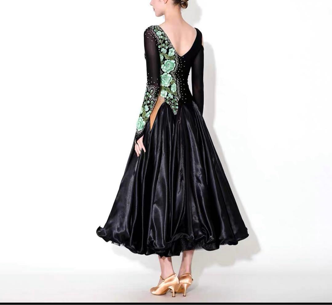 社交ダンスドレス　スタンダードドレス　新品未使用　M