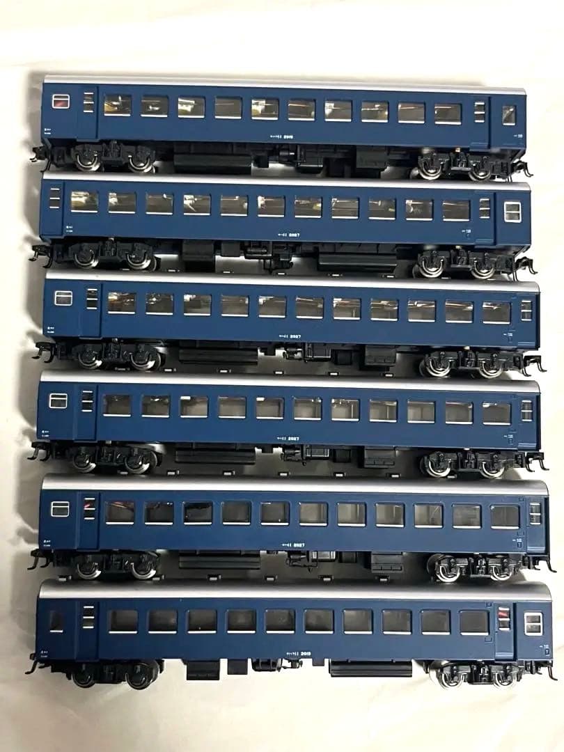 10系客車6両　kato ライト室内灯点灯確認済