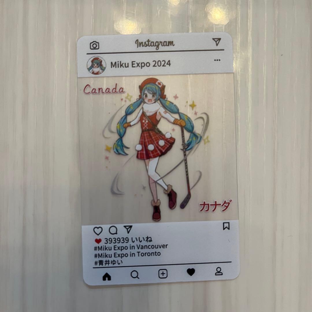 即購入⭕️ 初音ミク 　MIKUexpo 2024 クリアカード