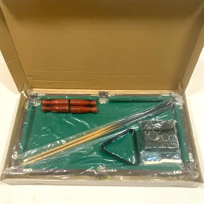 ミニビリヤードテーブルセット 木製 ビリヤード台 約91×50×20cm