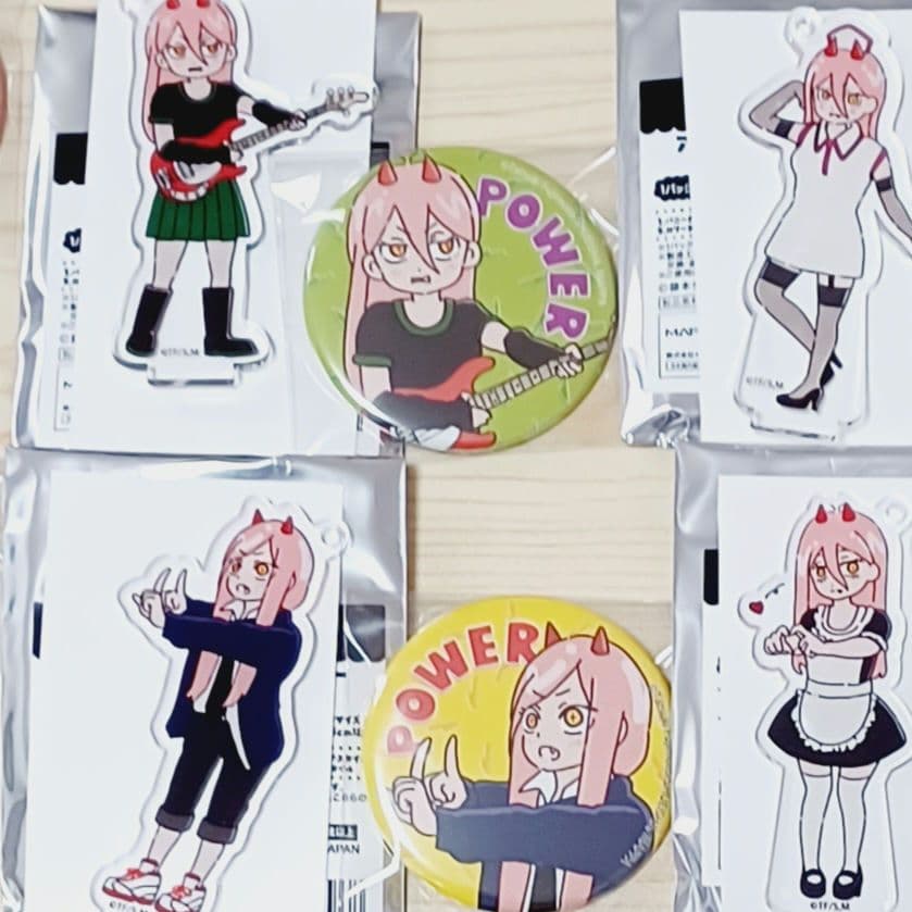 ♡パワー♡アクリルスタンドキーホルダー/缶バッジ/#04/チェンソーマン