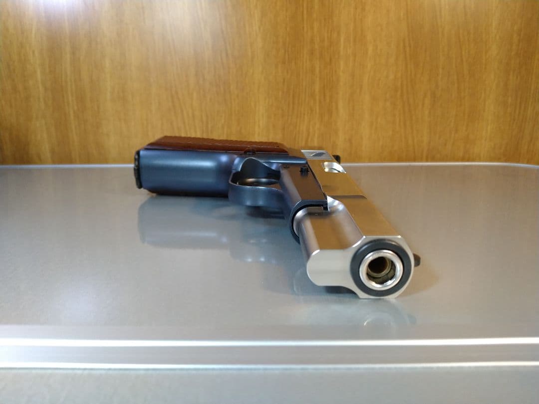 希少な美品！タナカ　ブローニングハイパワー　M1935ハーフシルバー！作動快調