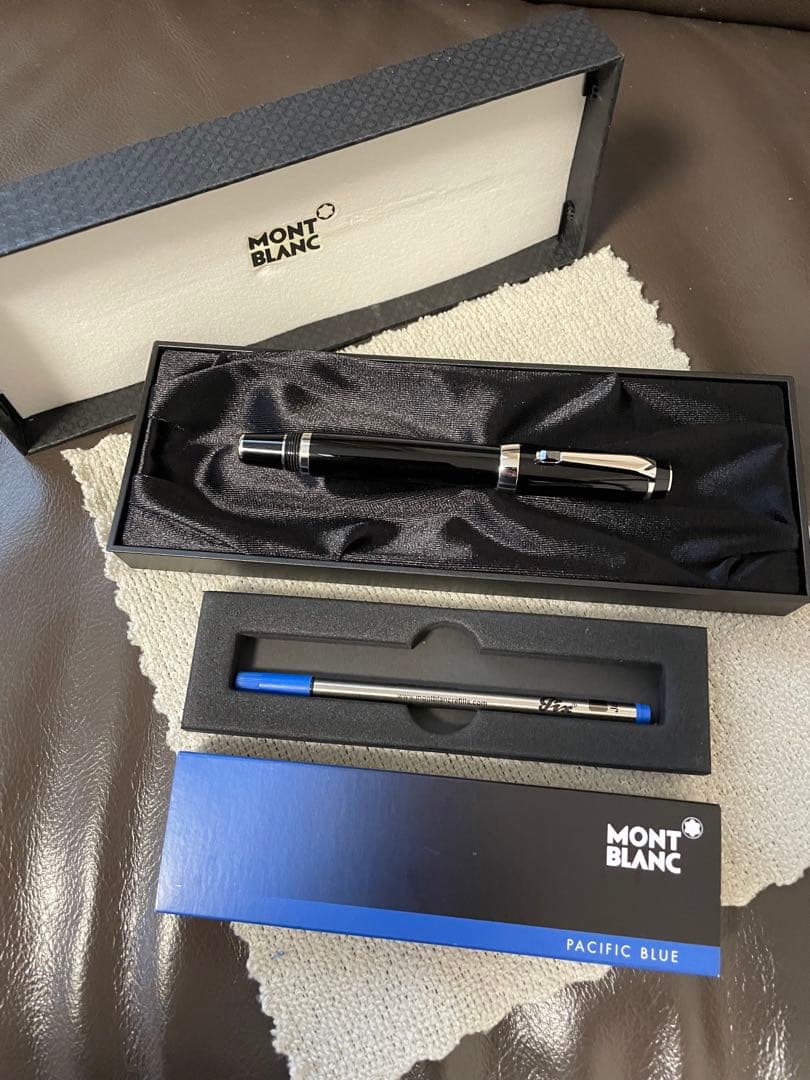 ◾️プラチナ美品◾️モンブラン◾️ボエム◾️キャップ式ボールペン◾️新品リフィル付属◾️