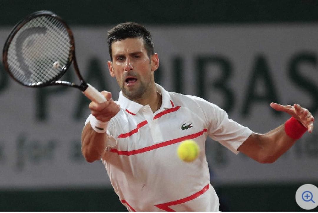 新品　2020年ウィンブルドン　全仏　ラコステ ジョコビッチモデル　ポロシャツ