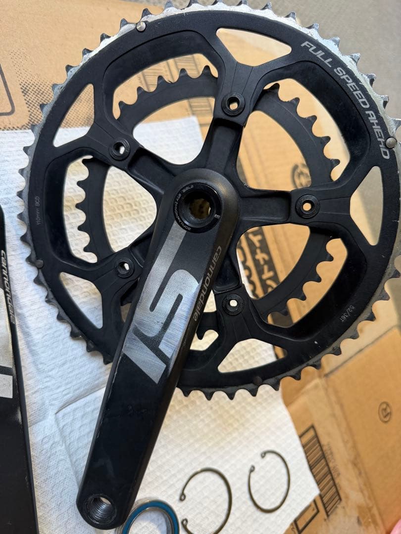 CAAD12 純正クランク 52/36 170mm ＆ アルテグラペダル付