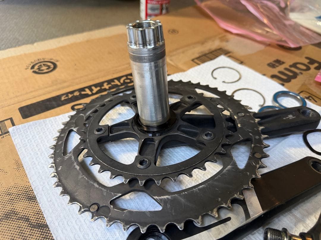 CAAD12 純正クランク 52/36 170mm ＆ アルテグラペダル付