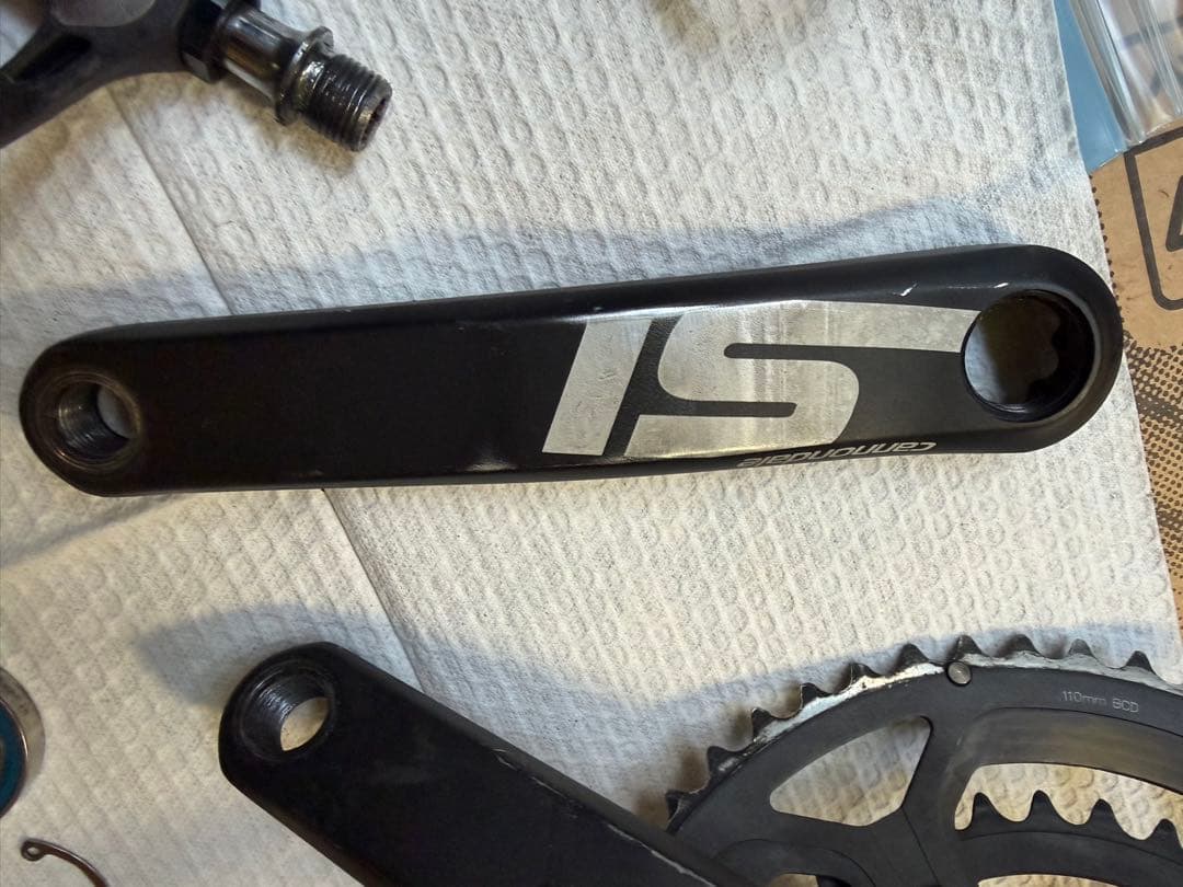 CAAD12 純正クランク 52/36 170mm ＆ アルテグラペダル付