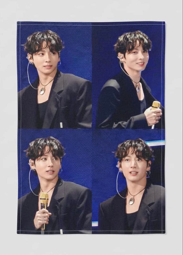 Jungkook ジョングク グク スローガンフェイスタオル 40×60cm