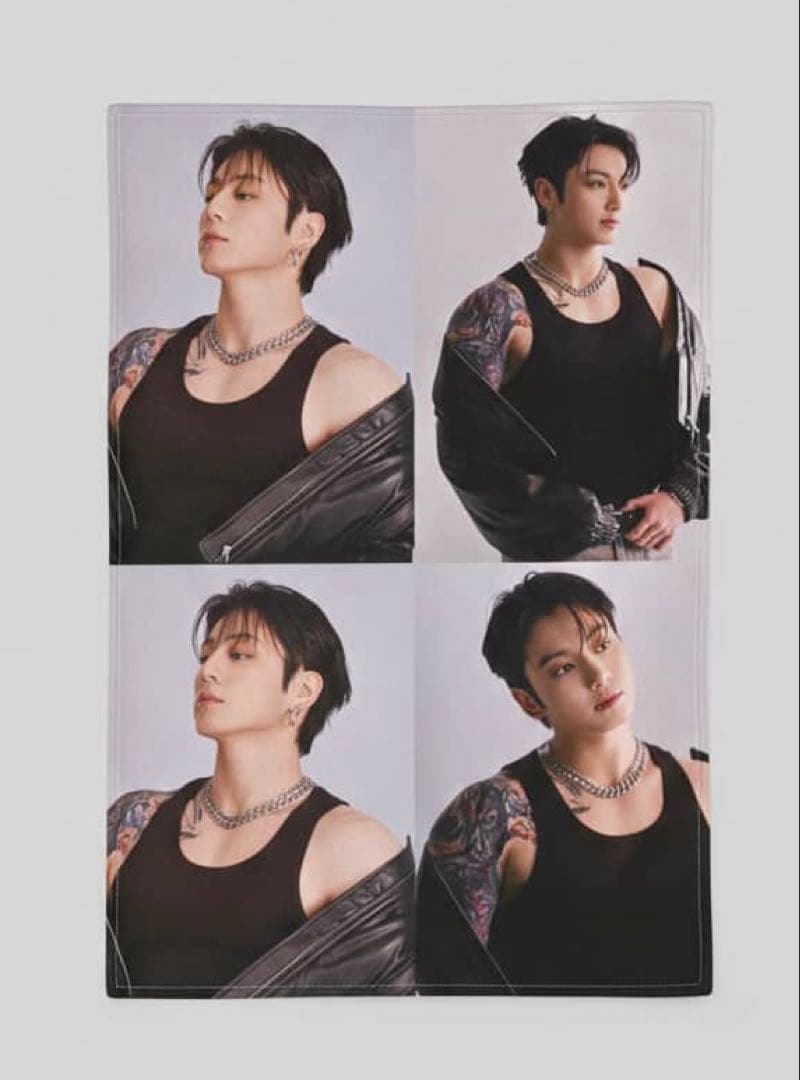 Jungkook ジョングク グク スローガンフェイスタオル 40×60cm