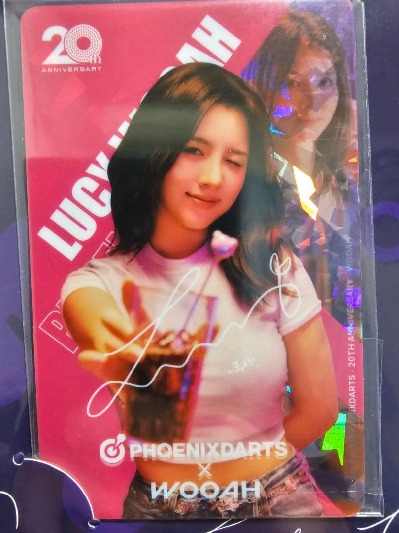 PHOENIXDARTS x WOOAH サイン入りカード