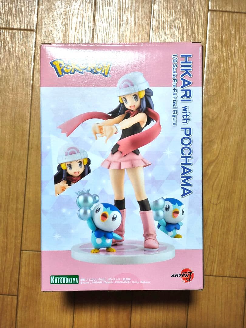 中古 ARTFX J ヒカリ with ポッチャマ 1/8 ポケットモンスター