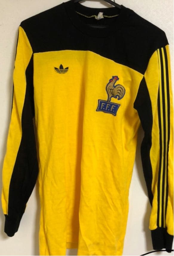 【希少】サッカー　1981年サッカーフランス代表GKユニフォーム　No.1