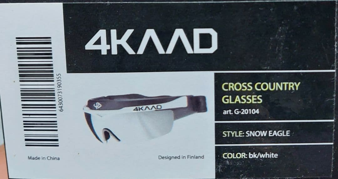 4KAAD クロスカントリースキーバイザーサングラス　スノーイーグル