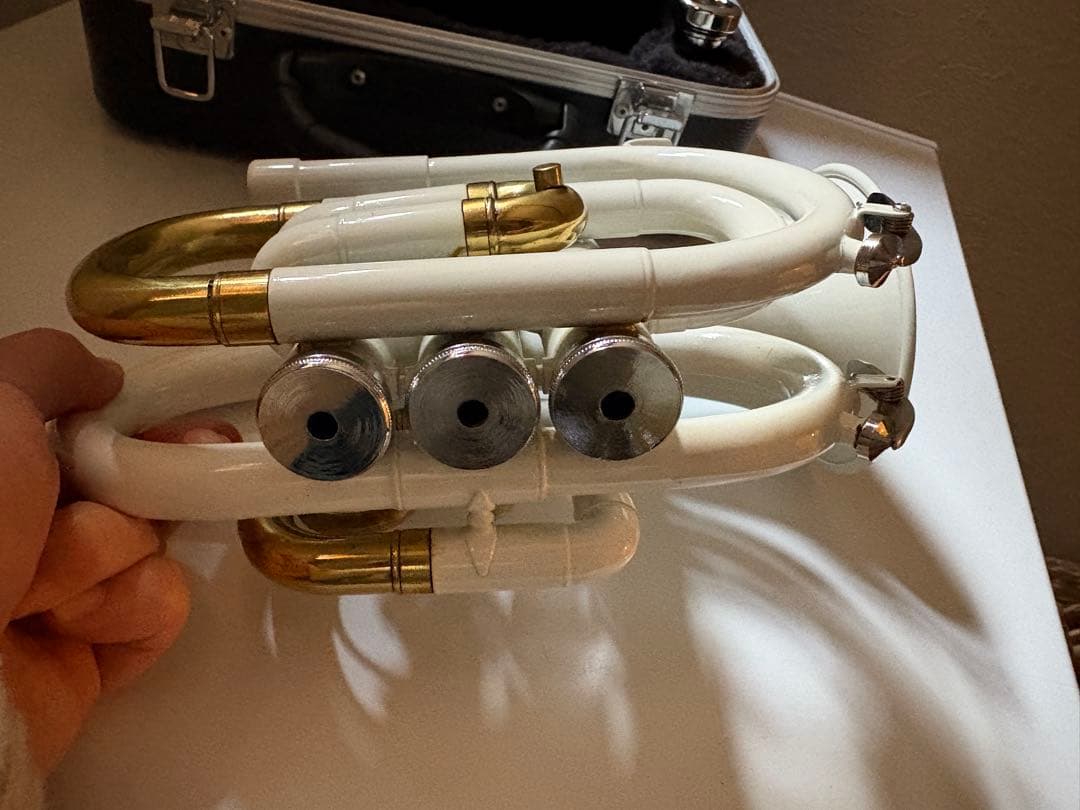 ポケットトランペット　ホワイト 本体