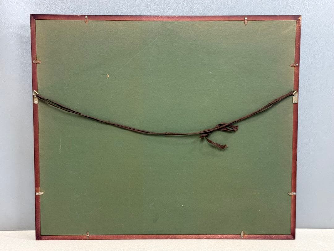 真作 渡辺ひでき ベニス F6号 油彩油絵 直筆サイン