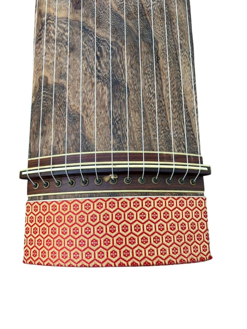 琴 13弦 すだれ彫り 現状品