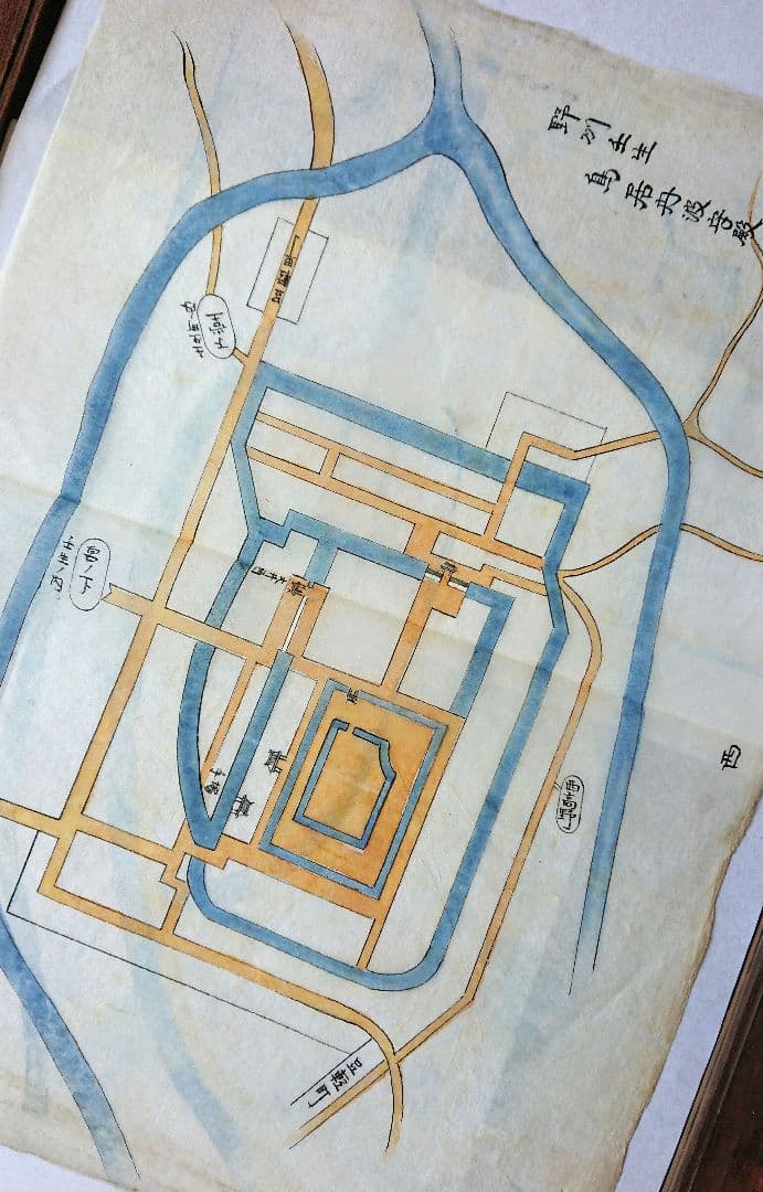 江戸後期『壬生城 城絵図』縄張図 城郭 近世大名 幕末 和本 古文書 古地図