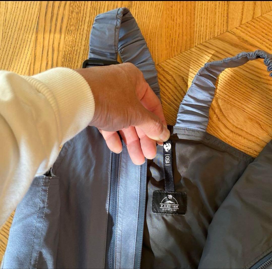 P.RHYTHM スノーボードウェア　スキーウェア 150サイズ グレー
