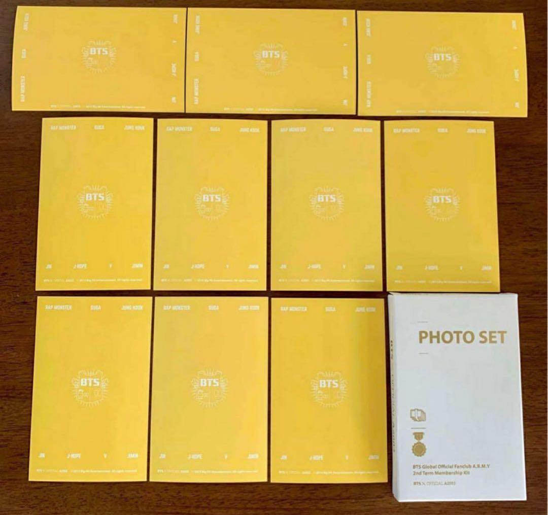 BTS 公式　アーミー2期　メンバーシップ　特典キット