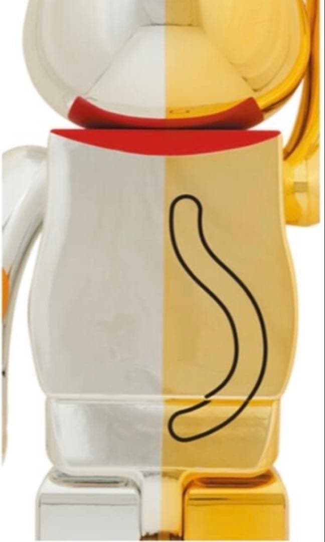 BE@RBRICK 招き猫 千万両 金×開運 銀 1000％