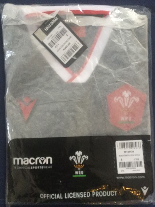 ラグビー ウェールズ代表 レプリカアウェイジャージ 海外S