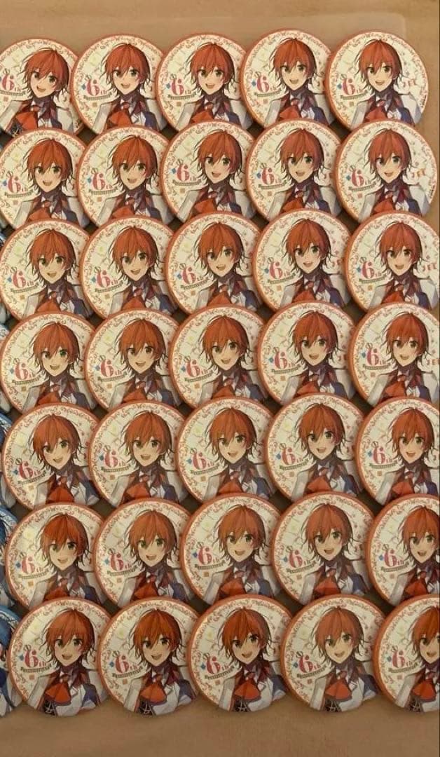 ジェル 痛バ 缶バッジ 6周年