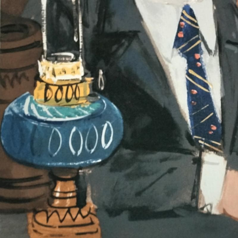 ☆増田 誠☆「ムッシュ」　リトグラフ　159/200　未使用額！